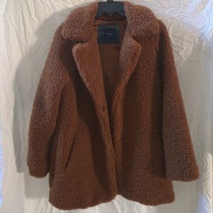 Lucky Brand teddy bear coat